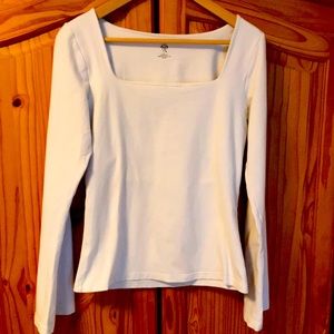 Prana square neck long-sleeve shirt